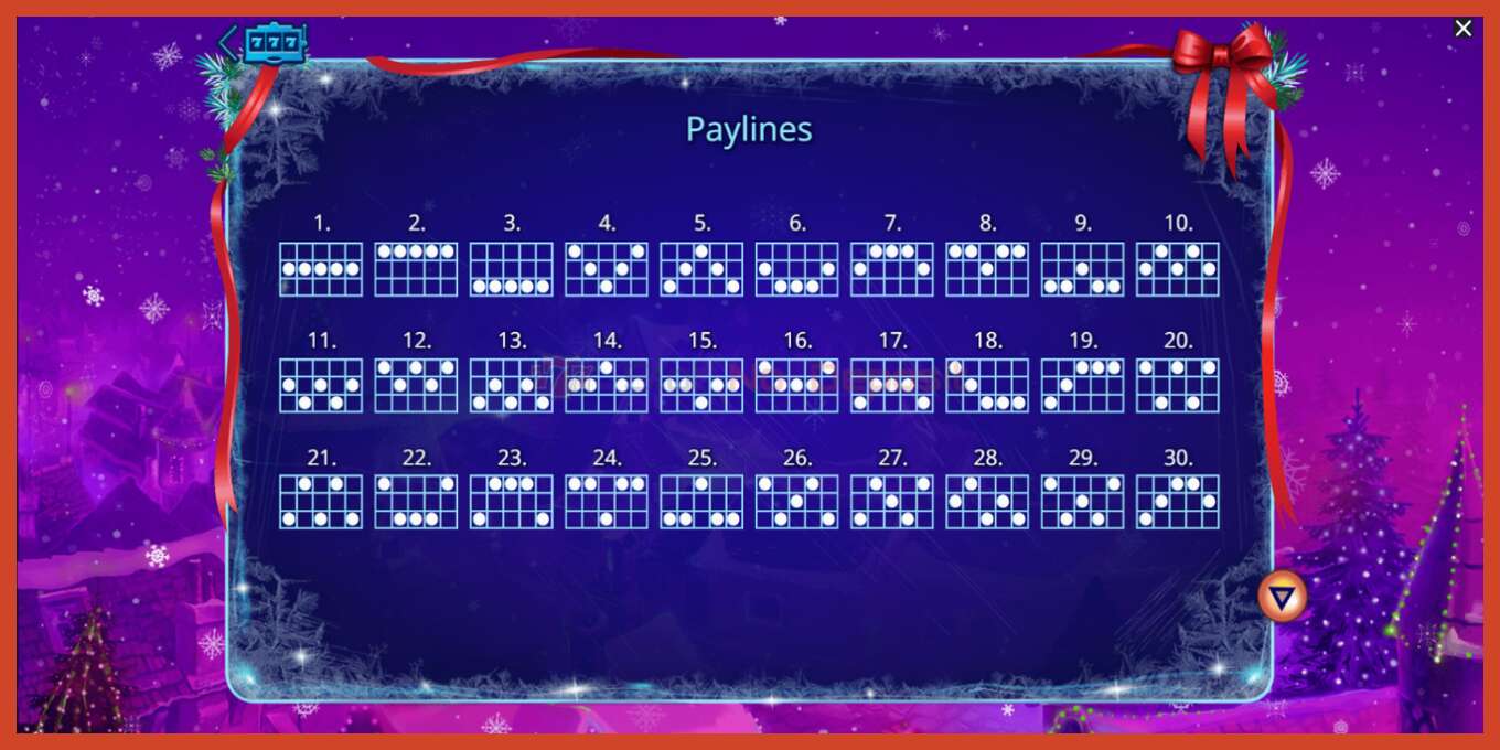 Slot screenshot: Jingle Jingle no deposit, number - 5