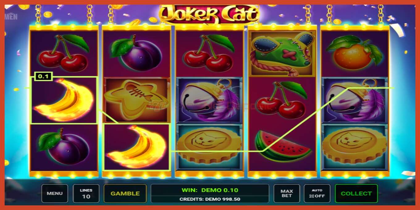 Slot skrinshoti: Joker Cat depozit yoq, raqam - 3