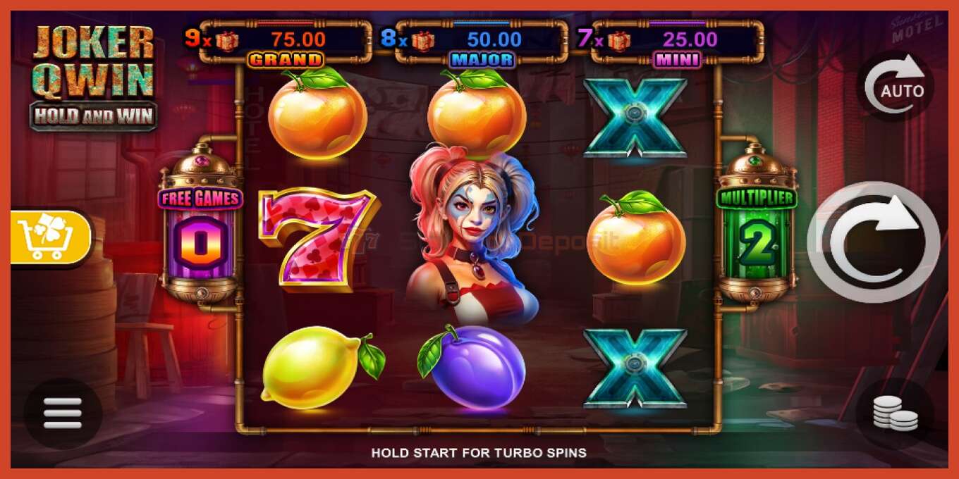 Slot screenshot: Joker Qwin - Hold and Win no deposit, number - 2