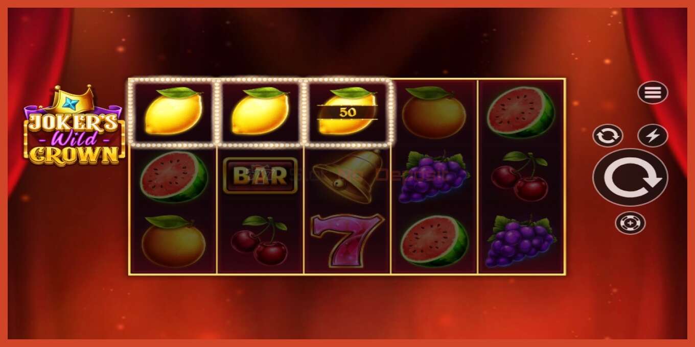 Slot screenshot: Jokers Wild Crown bez depozita, broj - 2