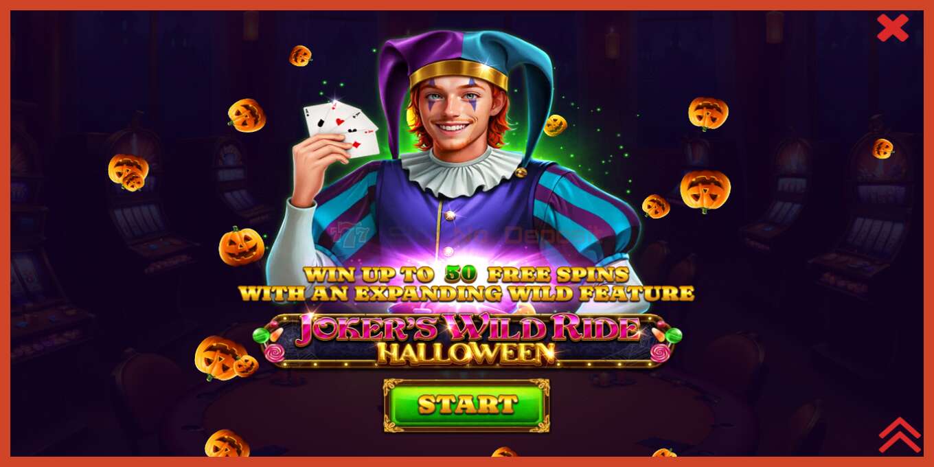 Captură de ecran pentru slot: Jokers Wild Ride Halloween fara depozit, număr - 1