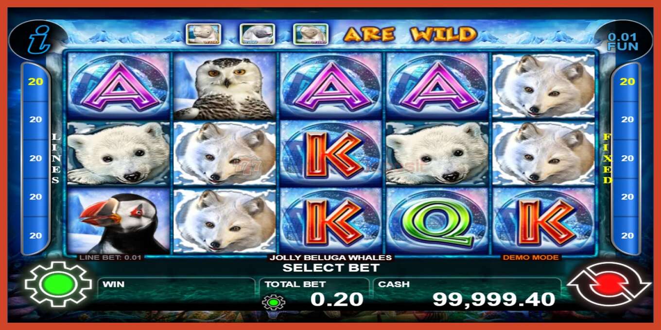 Slot screenshot: Jolly Beluga Whales no deposit, number - 2