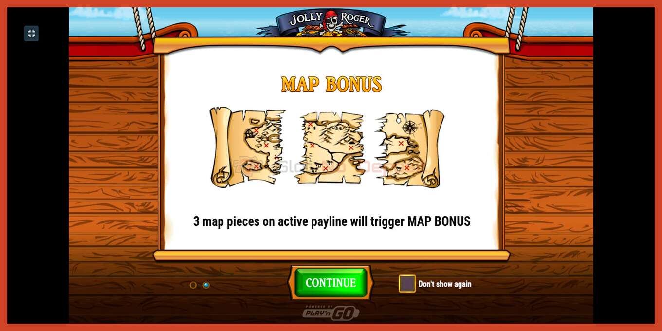 Slot screenshot: Jolly Roger no deposit, number - 1