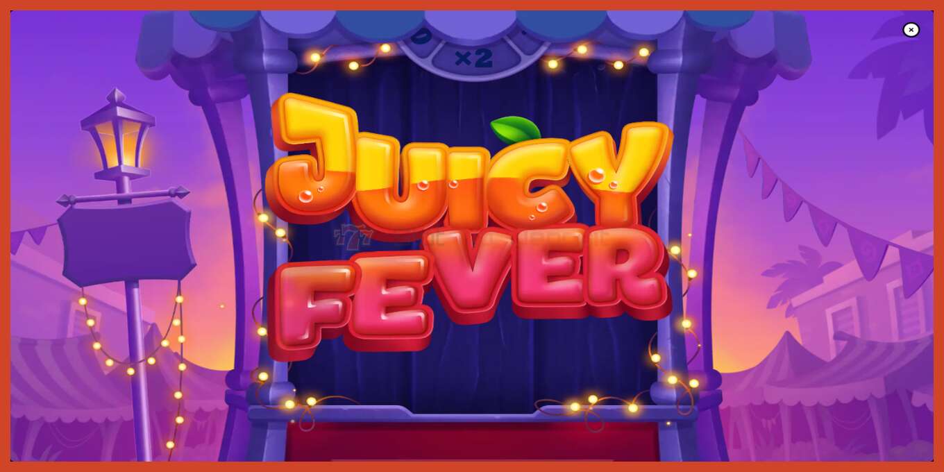 Slot skærmbillede: Juicy Fever intet depositum, antal - 1