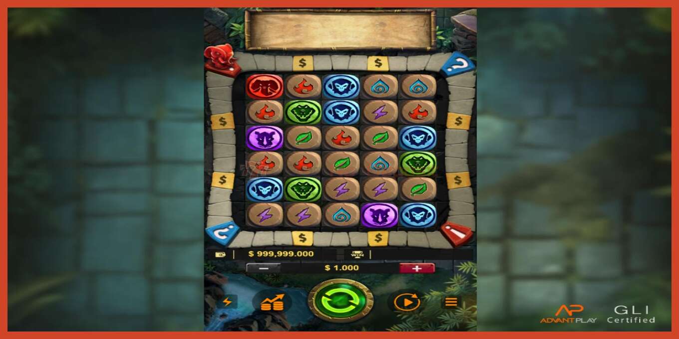 Slot screenshot: Jumanji Bonanza no deposit, number - 1