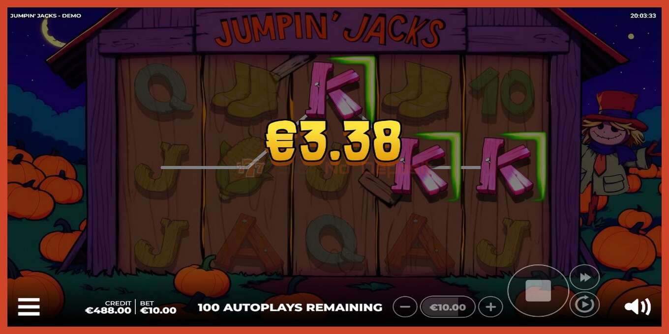 Slot screenshot: Jumpin Jacks no deposit, number - 2