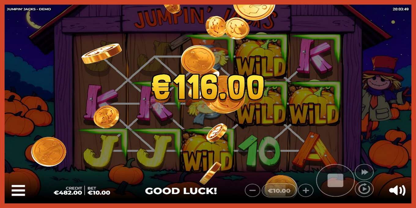 Slot screenshot: Jumpin Jacks no deposit, number - 3