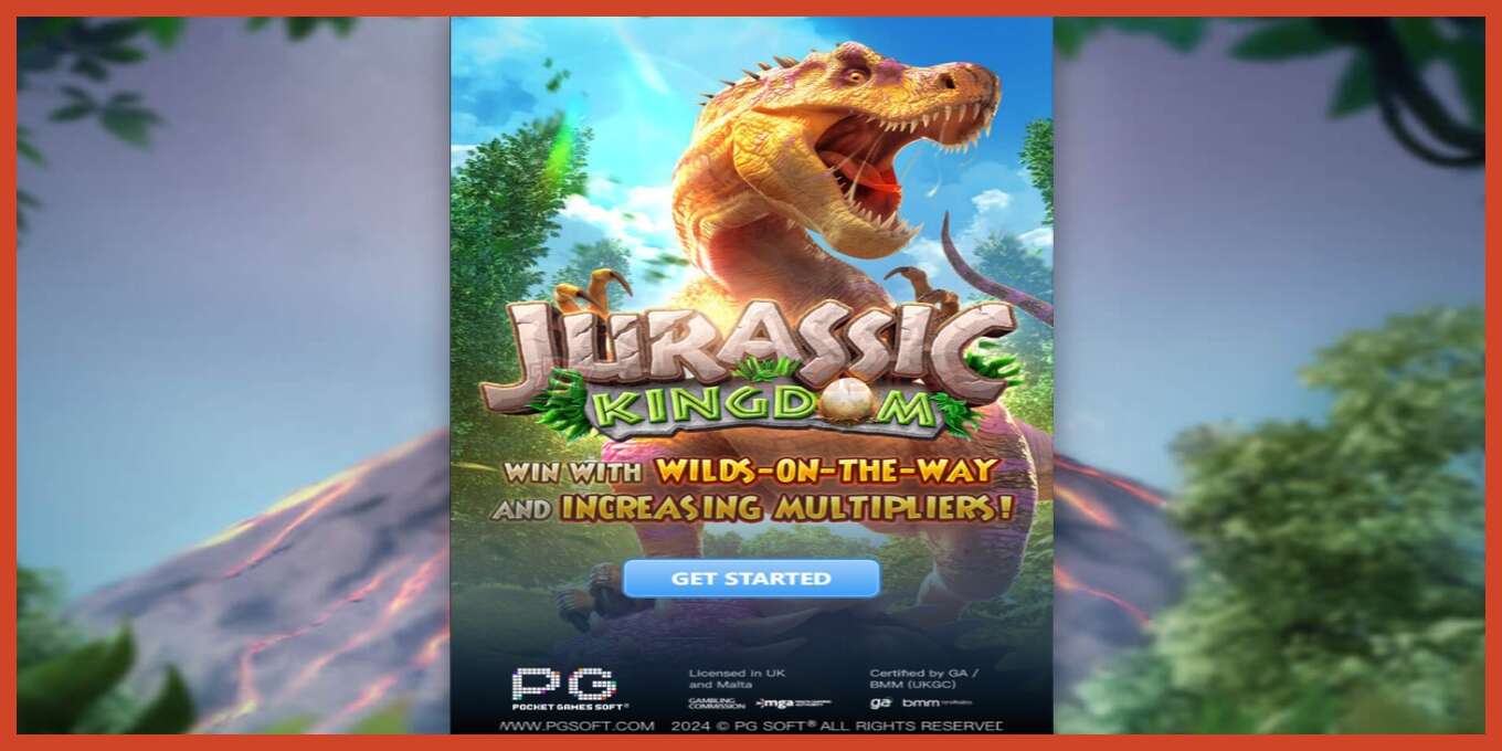 Slot screenshot: Jurassic Kingdom no deposit, number - 1