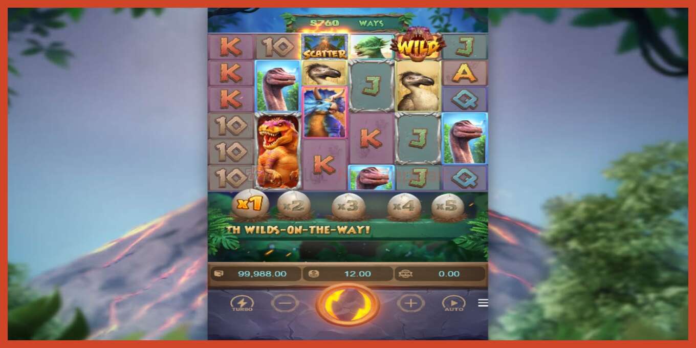 Slot screenshot: Jurassic Kingdom no deposit, number - 2