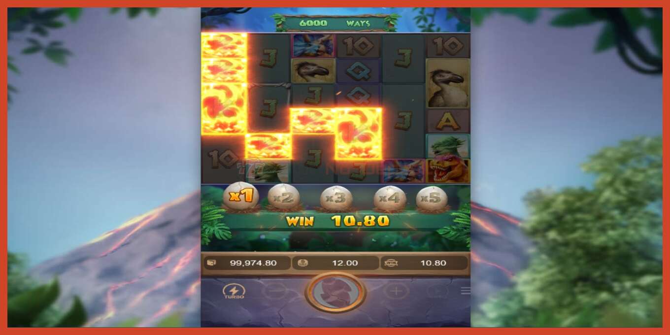 Slot screenshot: Jurassic Kingdom no deposit, number - 3