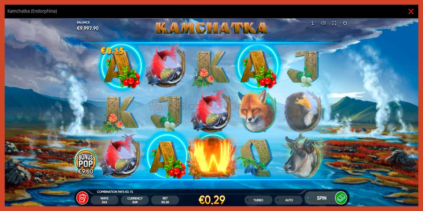 Slot screenshot: Kamchatka no deposit, number - 1