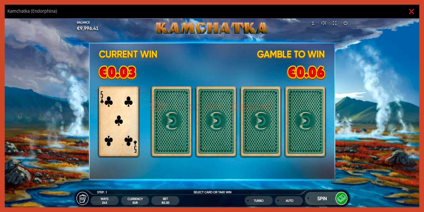 Slot screenshot: Kamchatka no deposit, number - 4