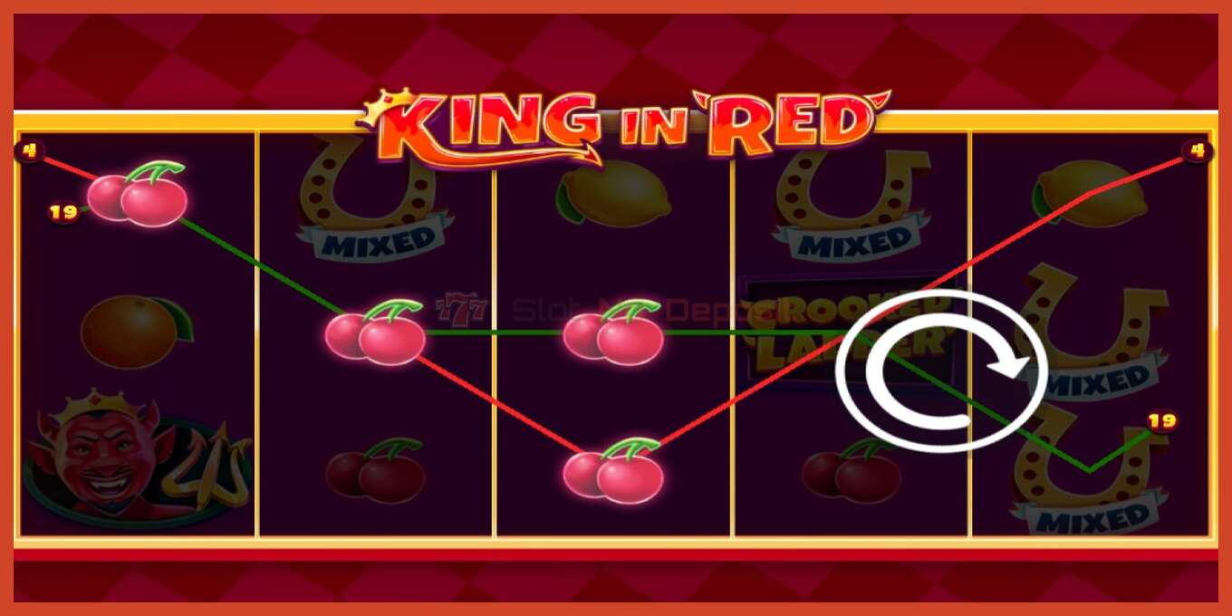 ภาพหน้าจอของสล็อต: King in Red ไม่มีเงินฝาก, ตัวเลข - 4