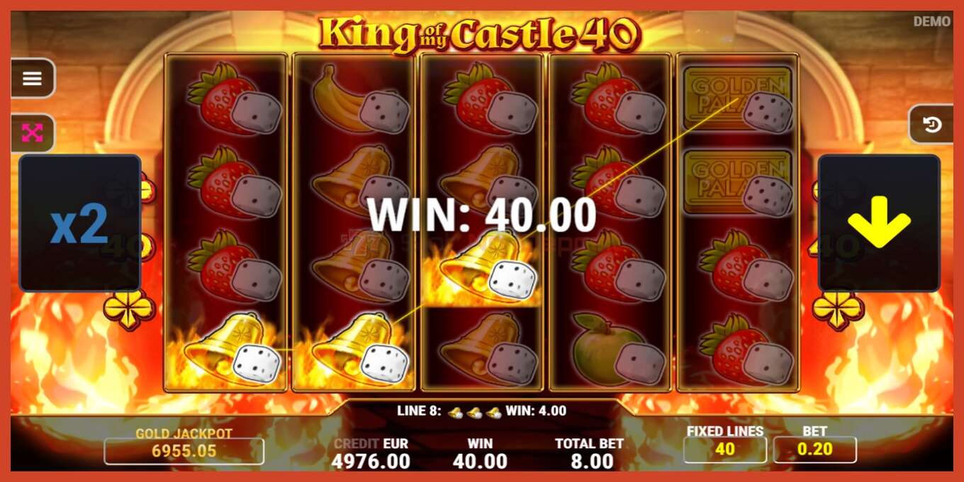 Скриншоти слот: King of My Castle 40 амонат нест, рақам - 3