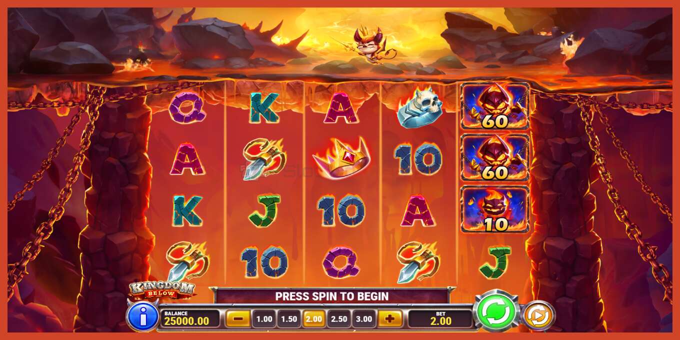 Slot screenshot: Kingdom Below no deposit, number - 2