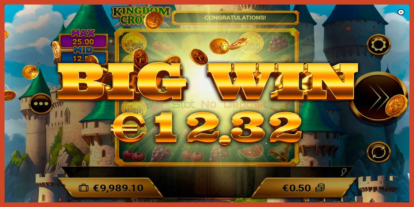 Tangkapan layar slot: Kingdom Crown tidak ada setoran, nomor - 5