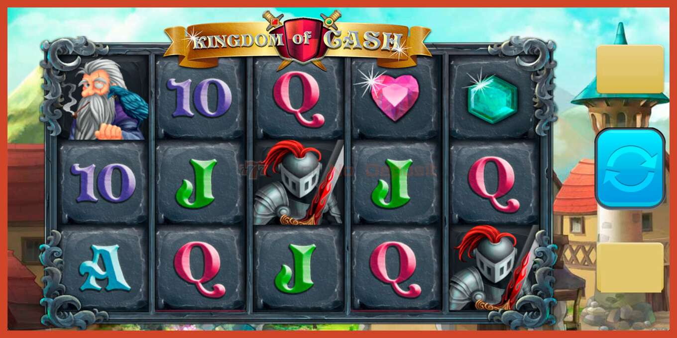 Slot screenshot: Kingdom of Cash no deposit, number - 1