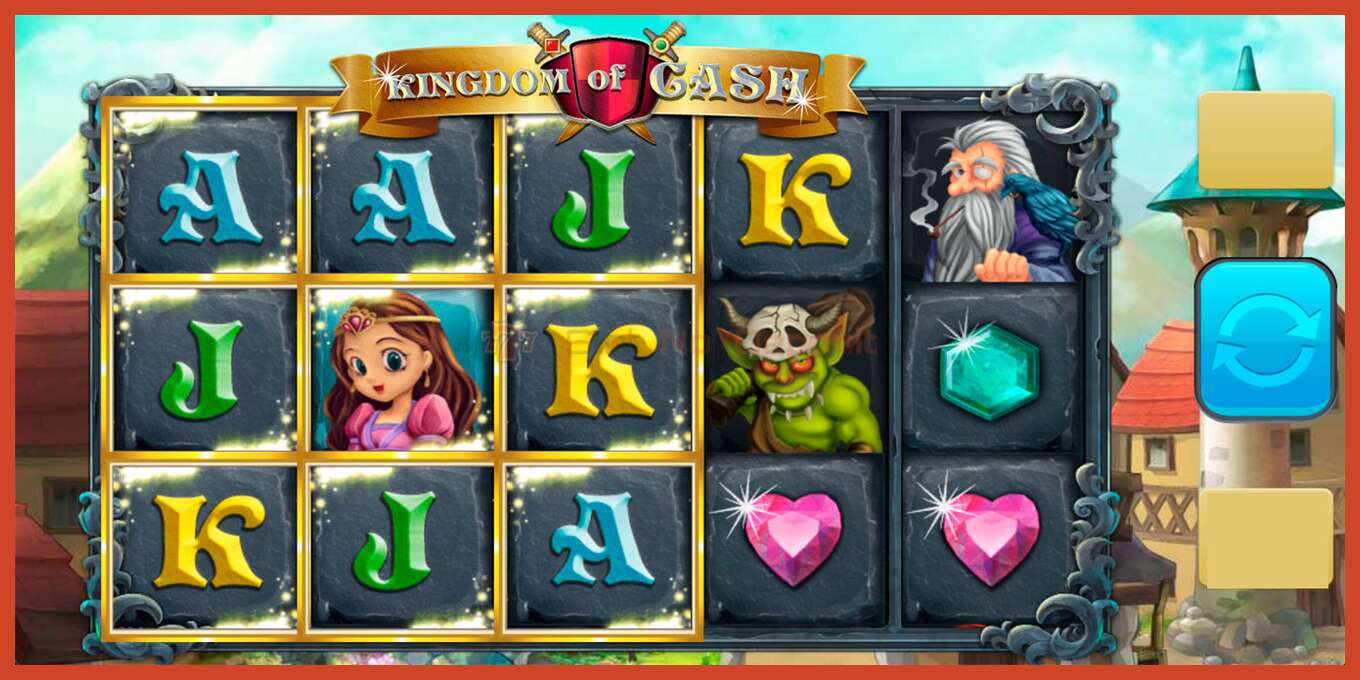 Slot screenshot: Kingdom of Cash no deposit, number - 4