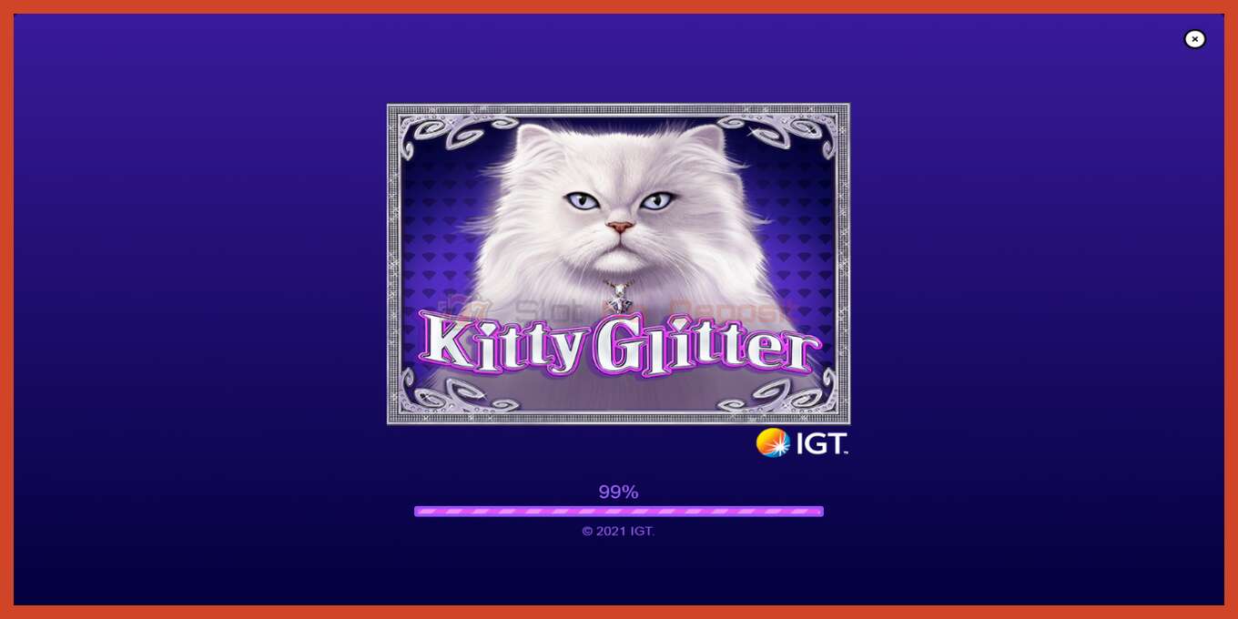 Slot screenshot: Kitty Glitter no deposit, number - 1