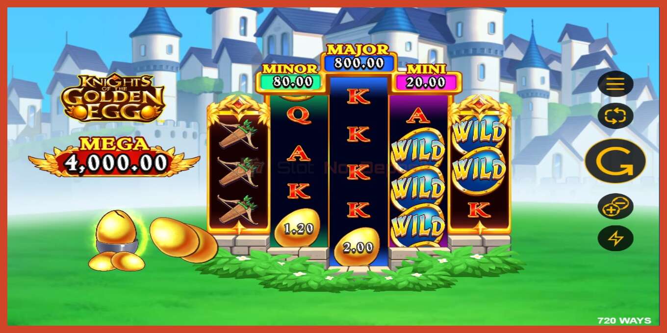 Slot screenshot: Knights of the Golden Egg no deposit, number - 3