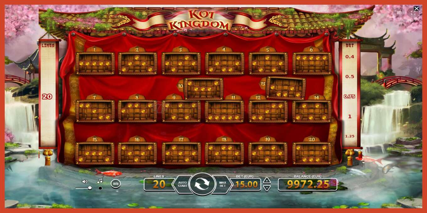 Slot screenshot: Koi Kingdom no deposit, number - 6