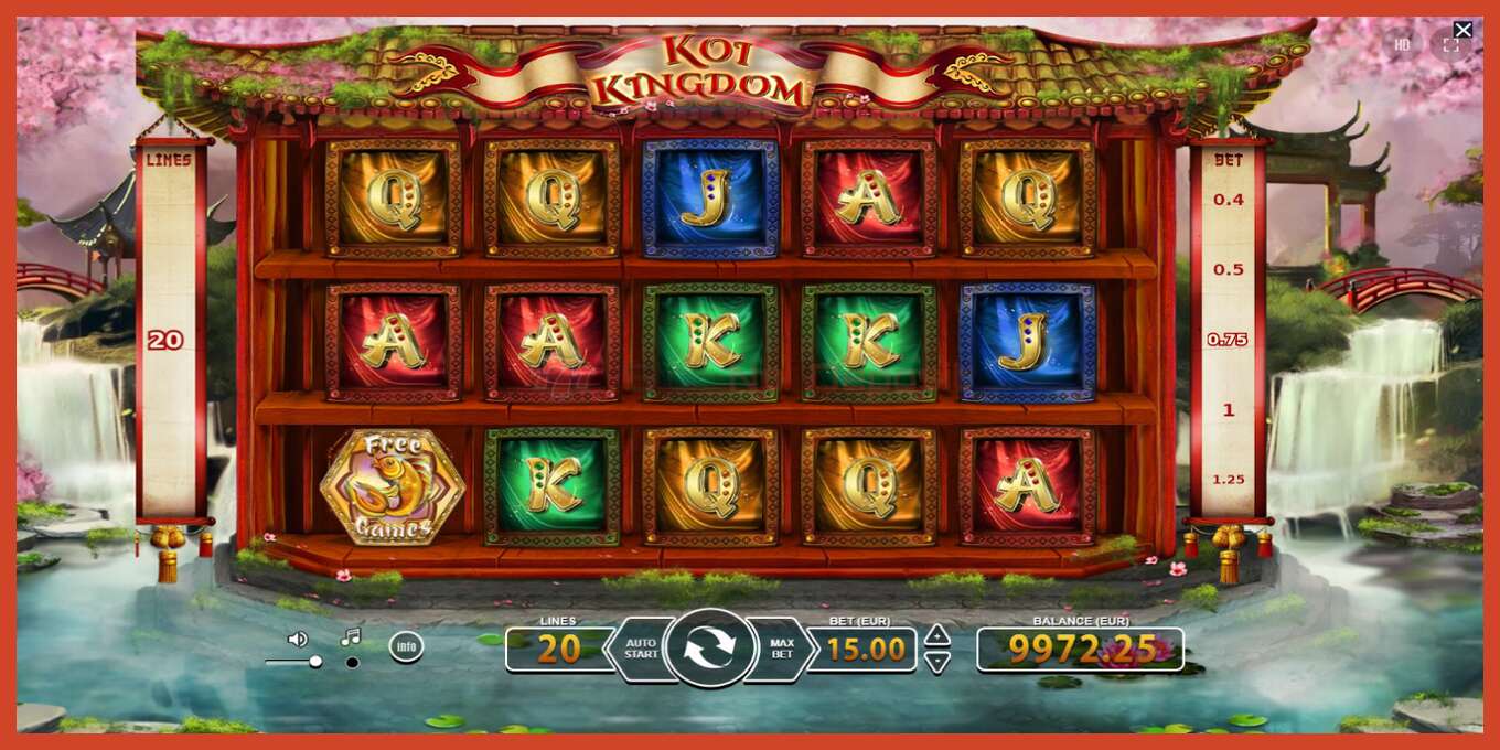 Slot screenshot: Koi Kingdom no deposit, number - 7