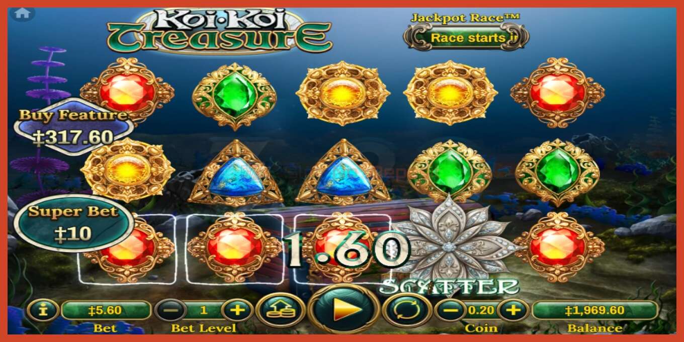 Slot screenshot: Koi Koi Treasure no deposit, number - 2