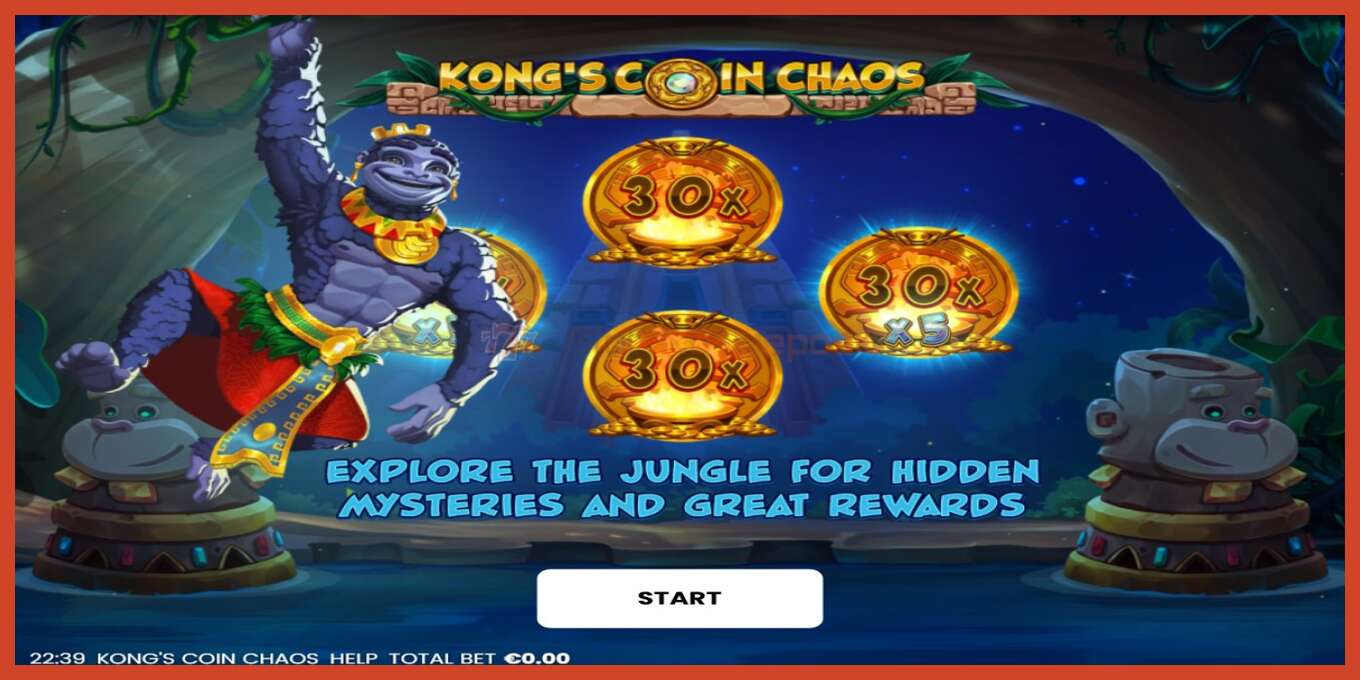 Скриншоти слот: Kongs Coin Chaos амонат нест, рақам - 1