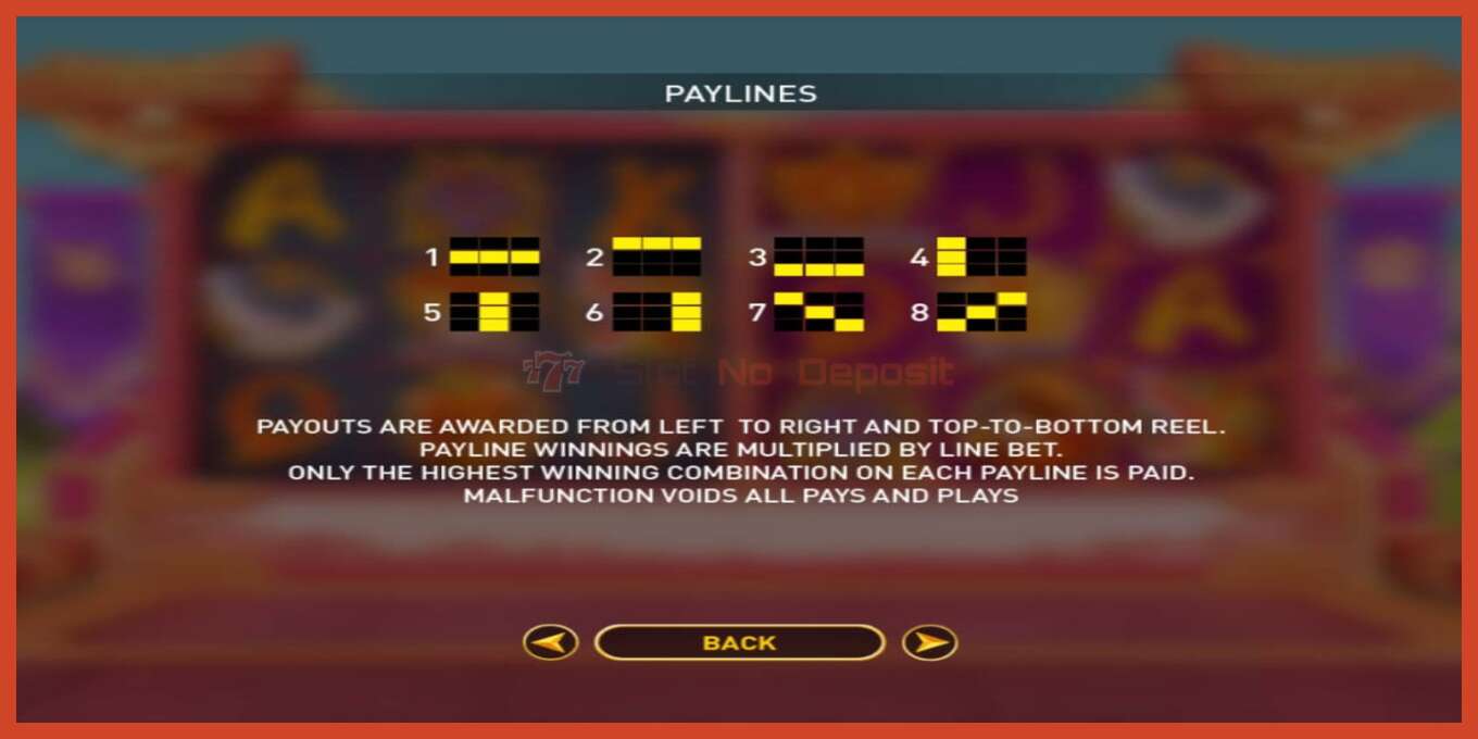 Slot screenshot: Kung fu Furry no deposit, number - 6