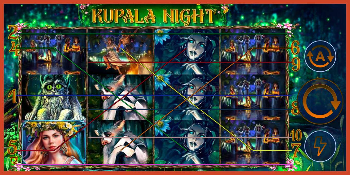 Slot screenshot: Kupala Night bez depozita, broj - 2