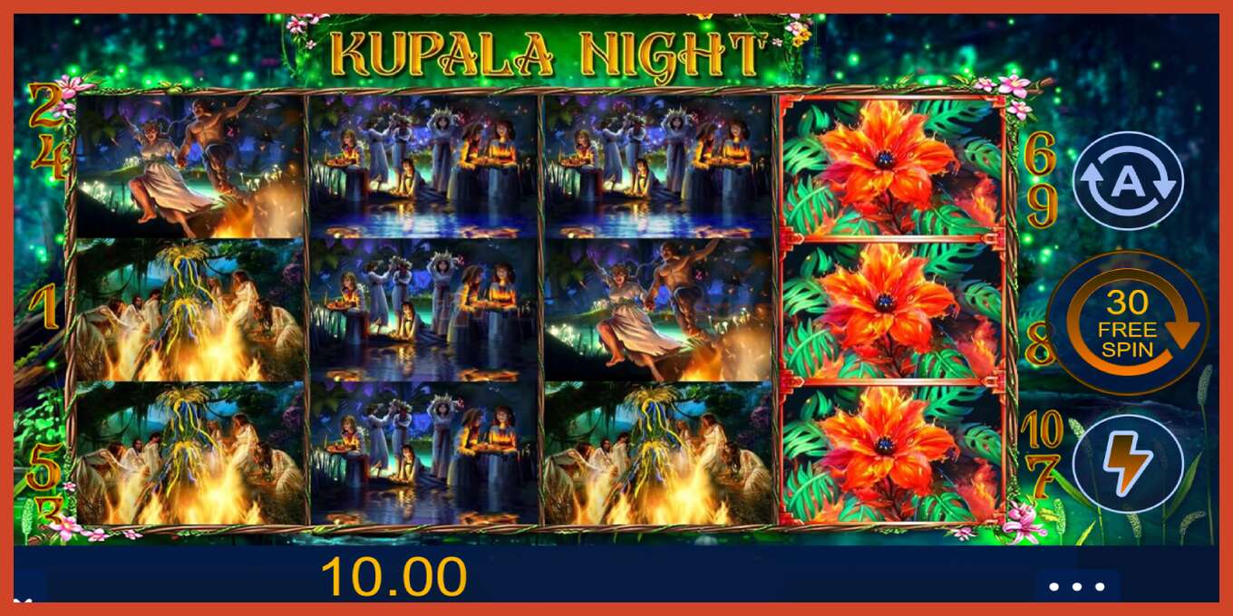 Slot screenshot: Kupala Night bez depozita, broj - 3