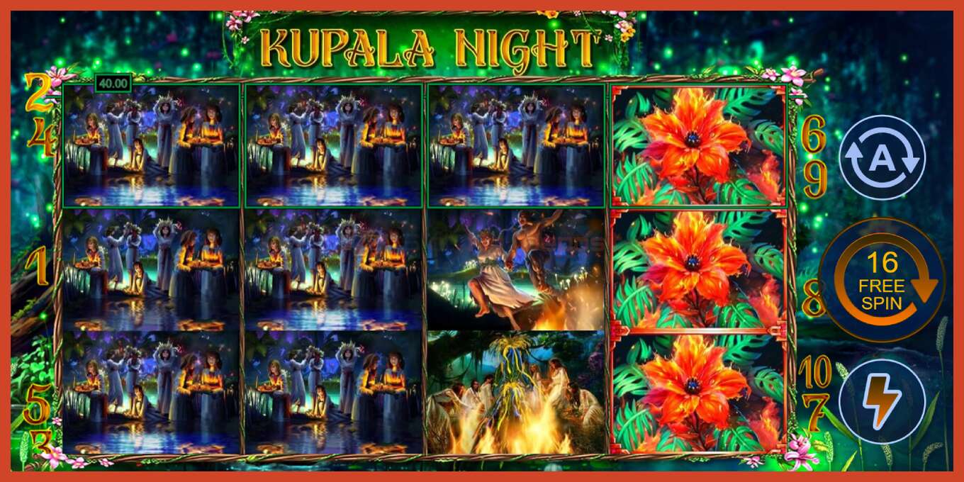 Slot screenshot: Kupala Night bez depozita, broj - 4