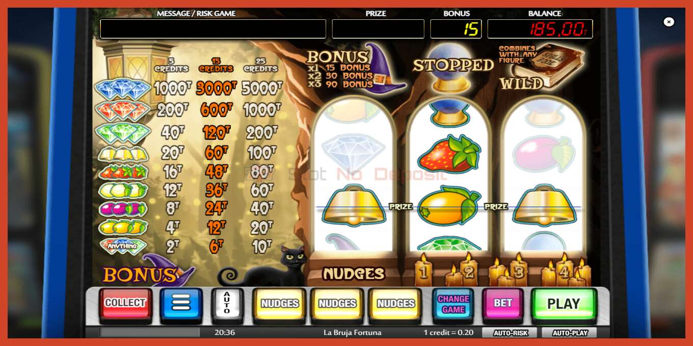 Slot screenshot: La Bruja Fortuna no deposit, number - 3