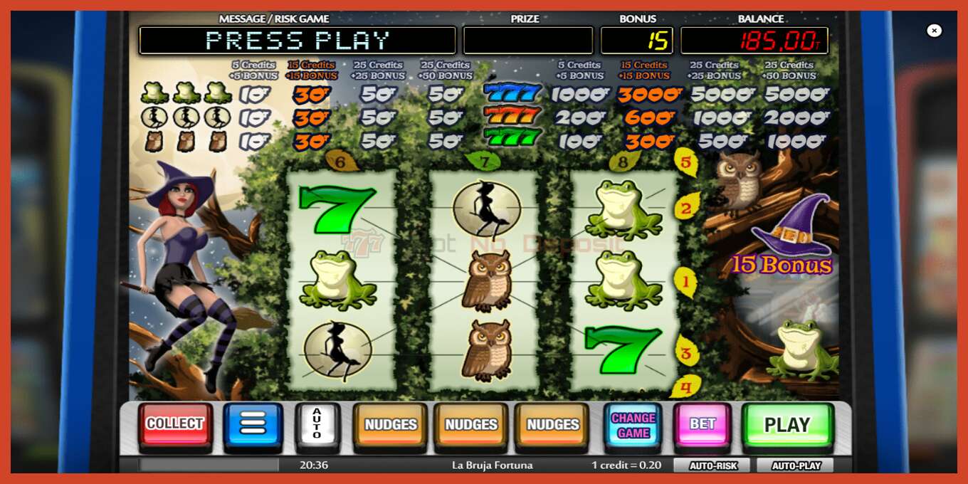 Slot screenshot: La Bruja Fortuna no deposit, number - 4