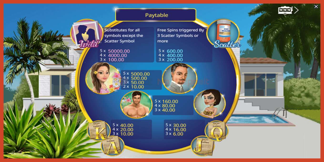 Slot screenshot: La Romantica no deposit, number - 5