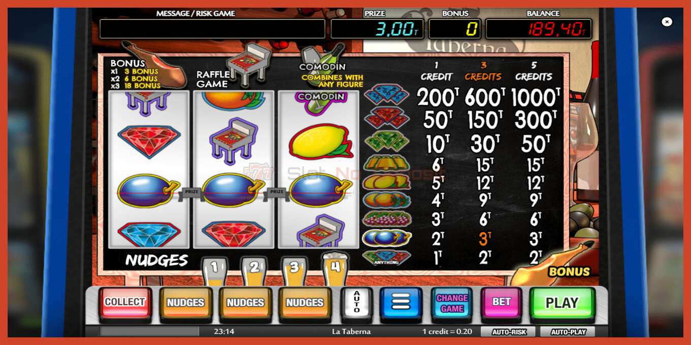 Slot screenshot: La Taberna no deposit, number - 2