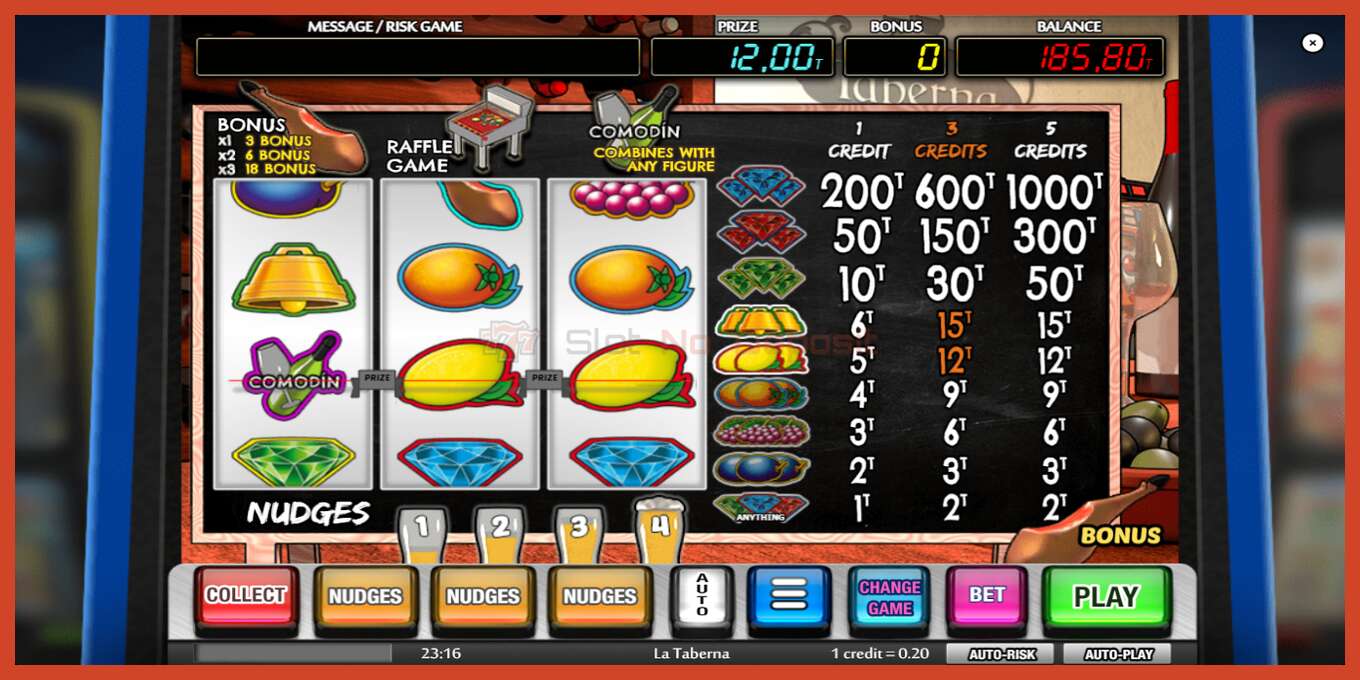 Slot screenshot: La Taberna no deposit, number - 4