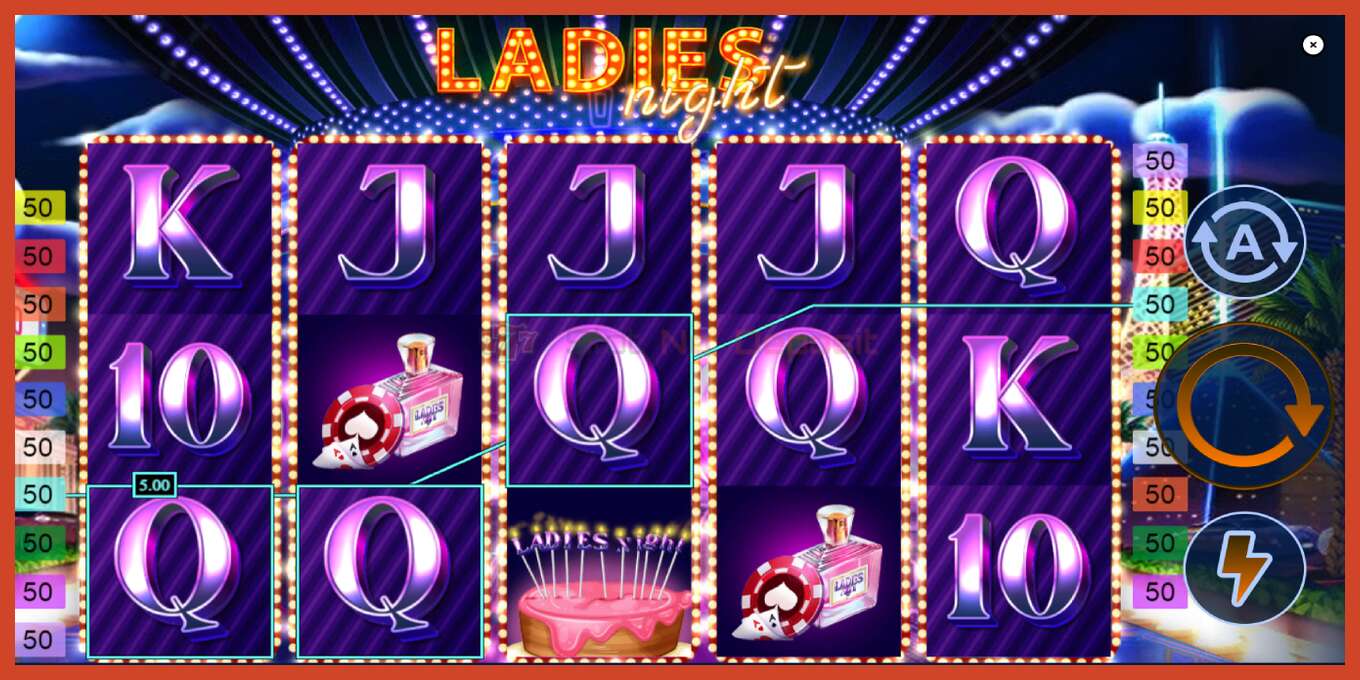 Slot screenshot: Ladies Night no deposit, number - 4