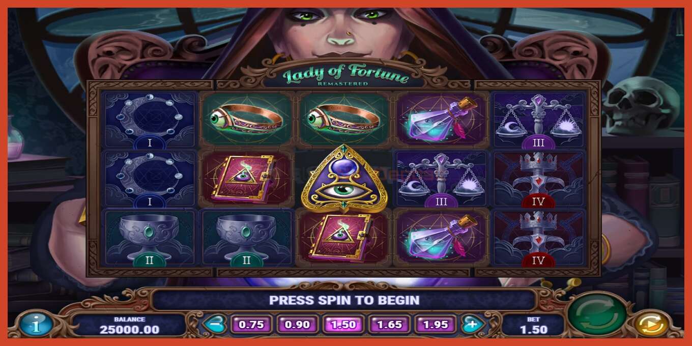 Slot තිර රුවක්: Lady of Fortune Remastered තැන්පතු නැත, අංකය - 1