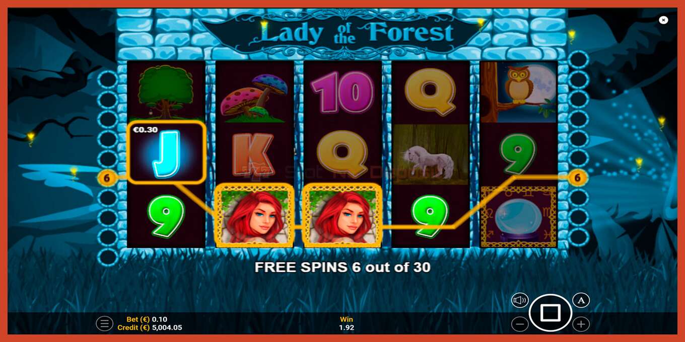 Slot තිර රුවක්: Lady of the Forest තැන්පතු නැත, අංකය - 4