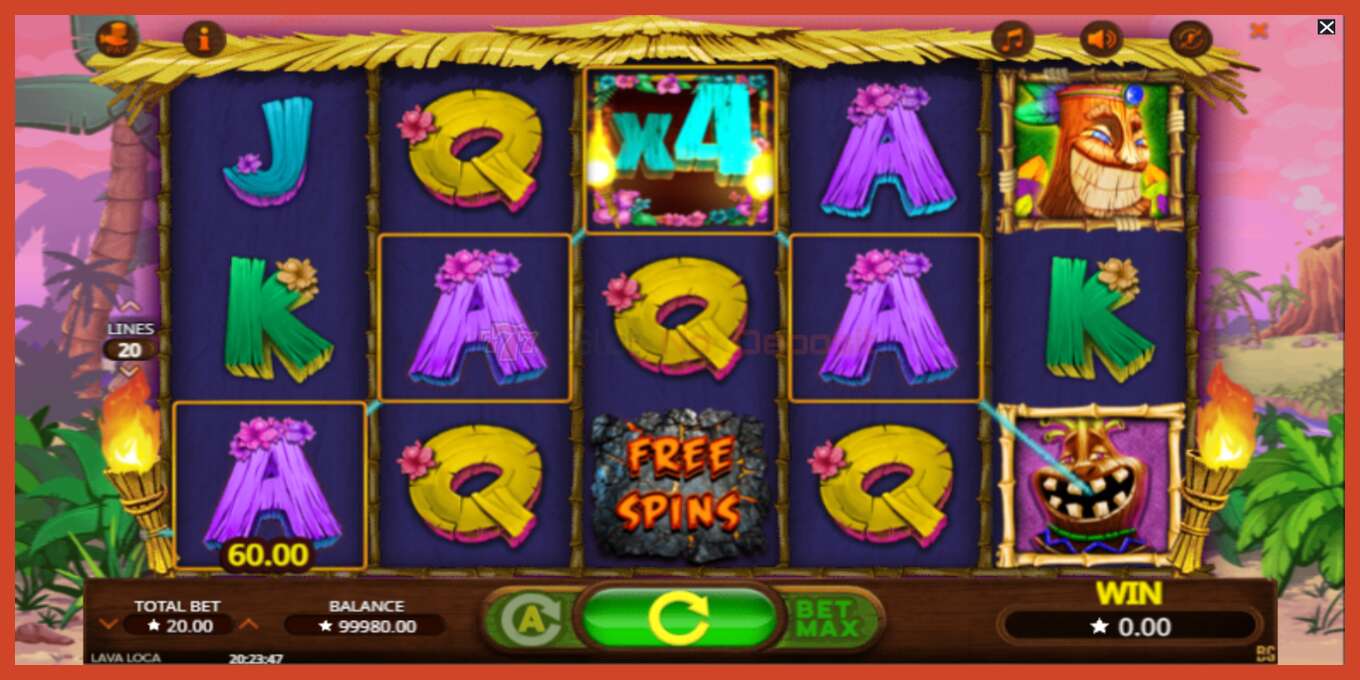 Slot screenshot: Lava Loca no deposit, number - 2