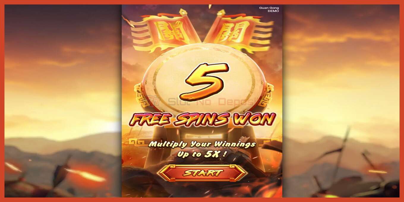 Slot screenshot: Legend of Guan Gong no deposit, number - 2