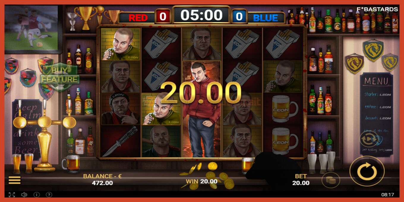 Slot screenshot: Leon Hooligans no deposit, number - 3