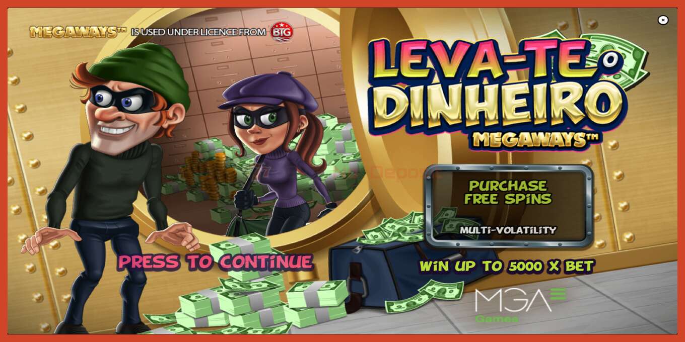 Slot screenshot: Leva-te o Dinheiro Megaways no deposit, number - 1