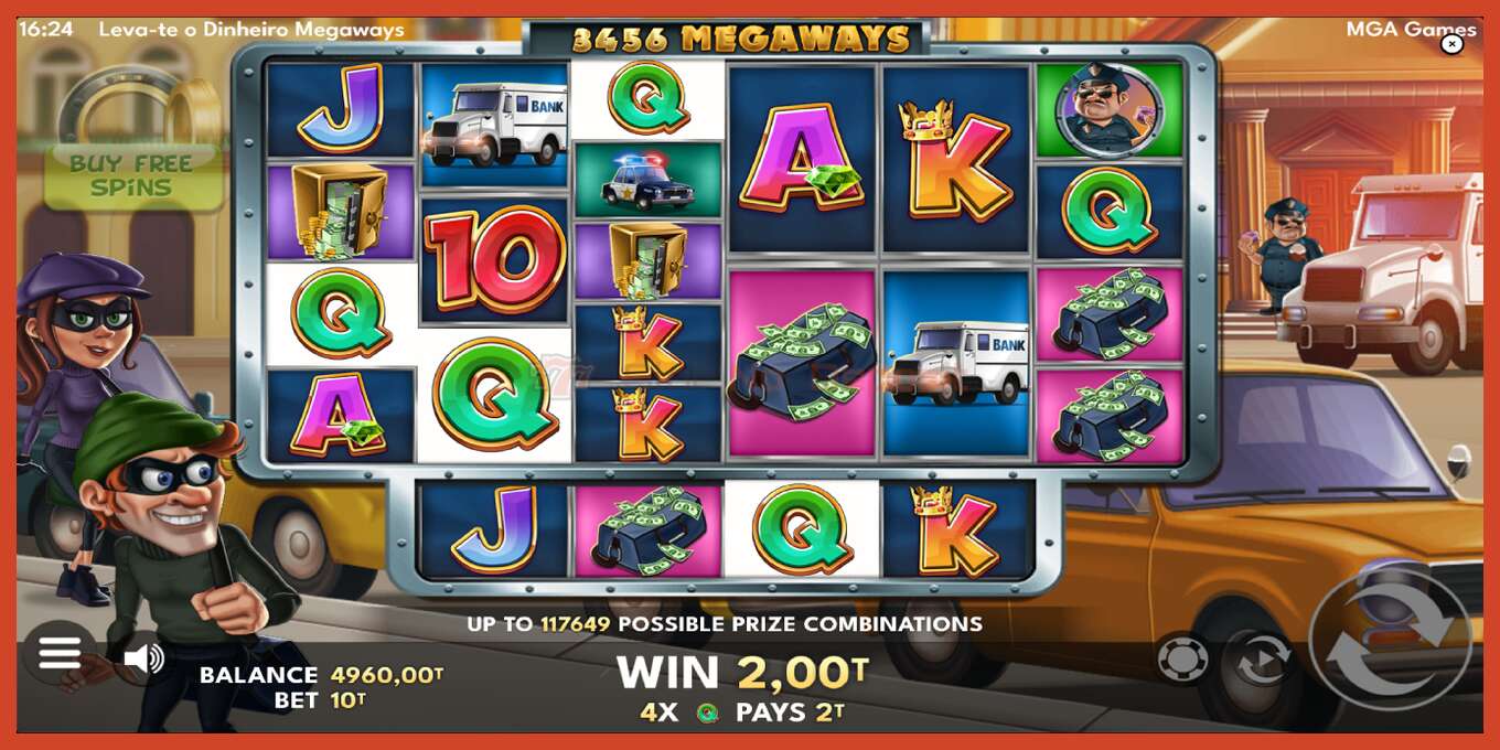 Slot screenshot: Leva-te o Dinheiro Megaways no deposit, number - 3