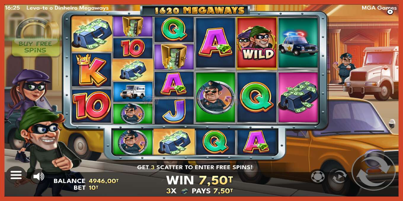 Slot screenshot: Leva-te o Dinheiro Megaways no deposit, number - 4