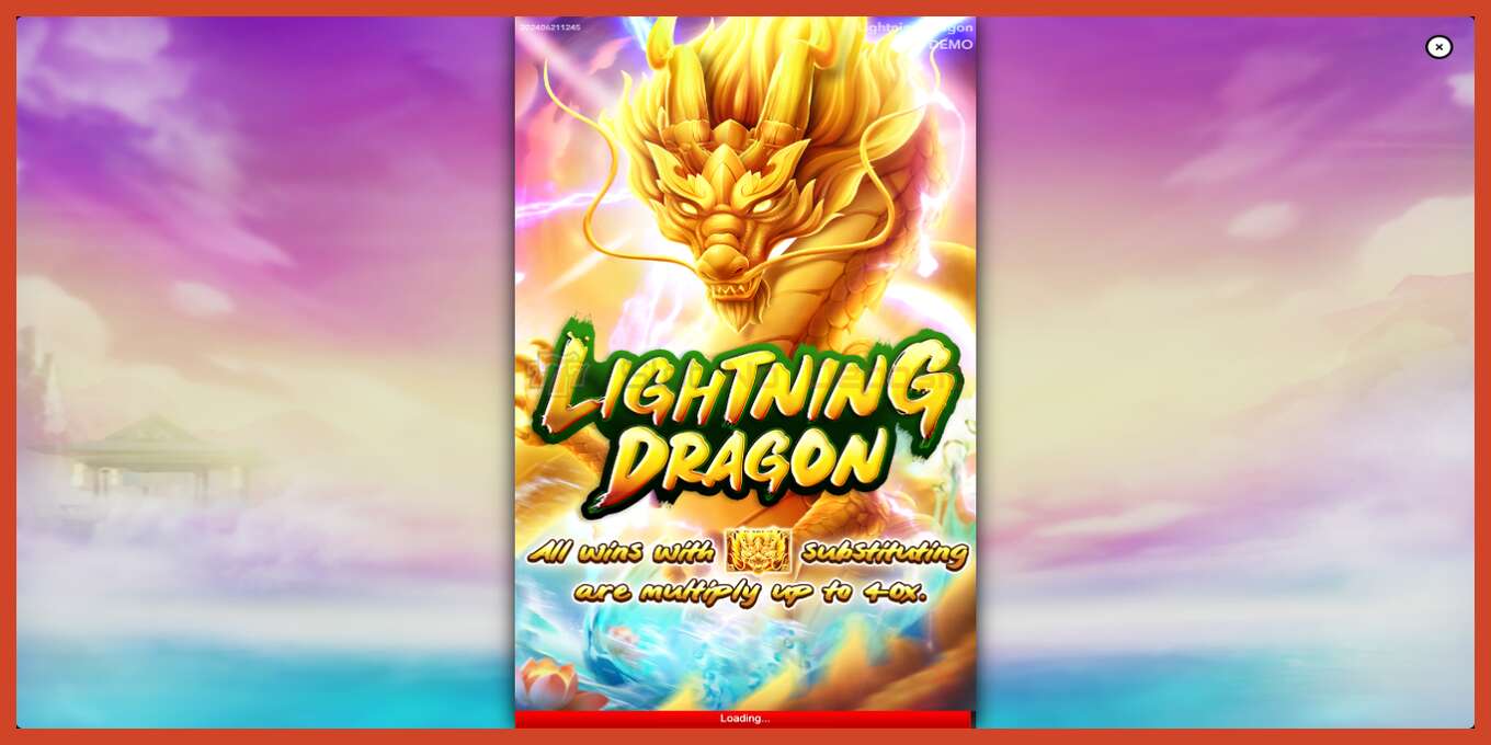 Slot screenshot: Lightning Dragon no deposit, number - 1