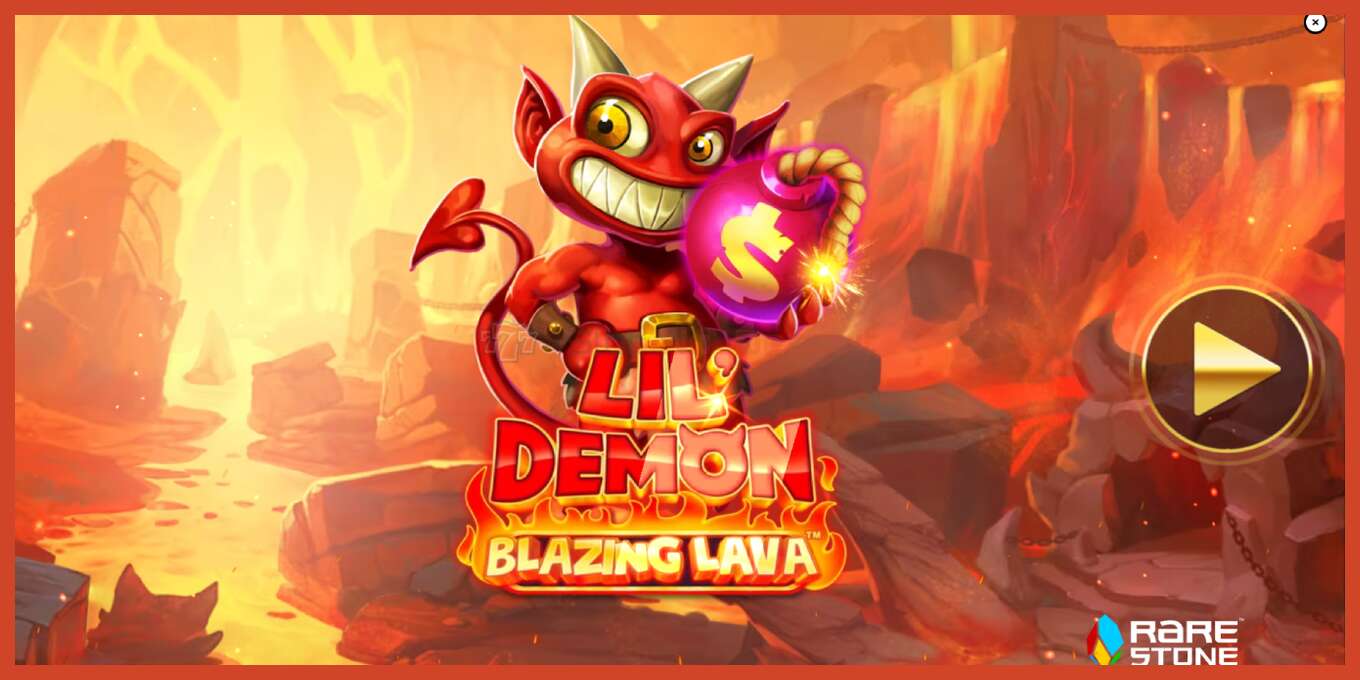 Slot screenshot: Lil Demon Blazing Lava no deposit, number - 1