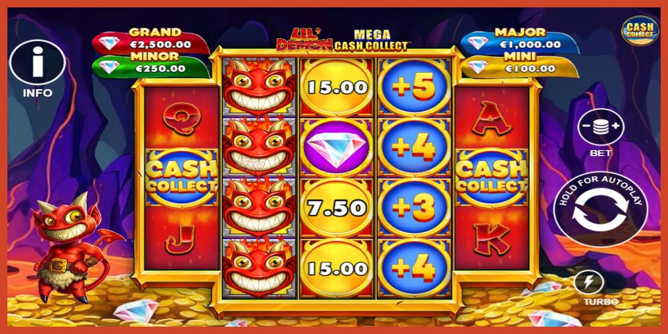 Slot screenshot: Lil Demon Mega Cash Collect bez depozita, broj - 1