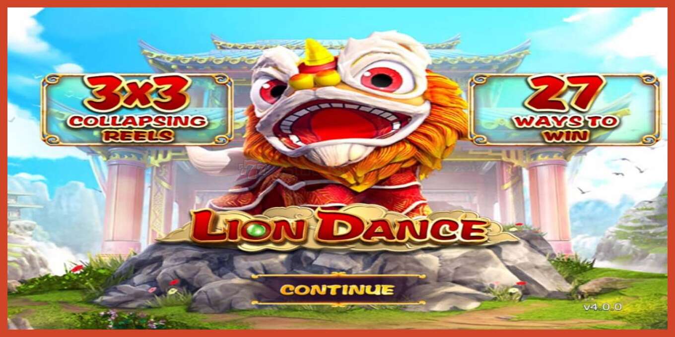 Yuva ekran görüntüsü: Lion Dance depozito yok, sayı - 1